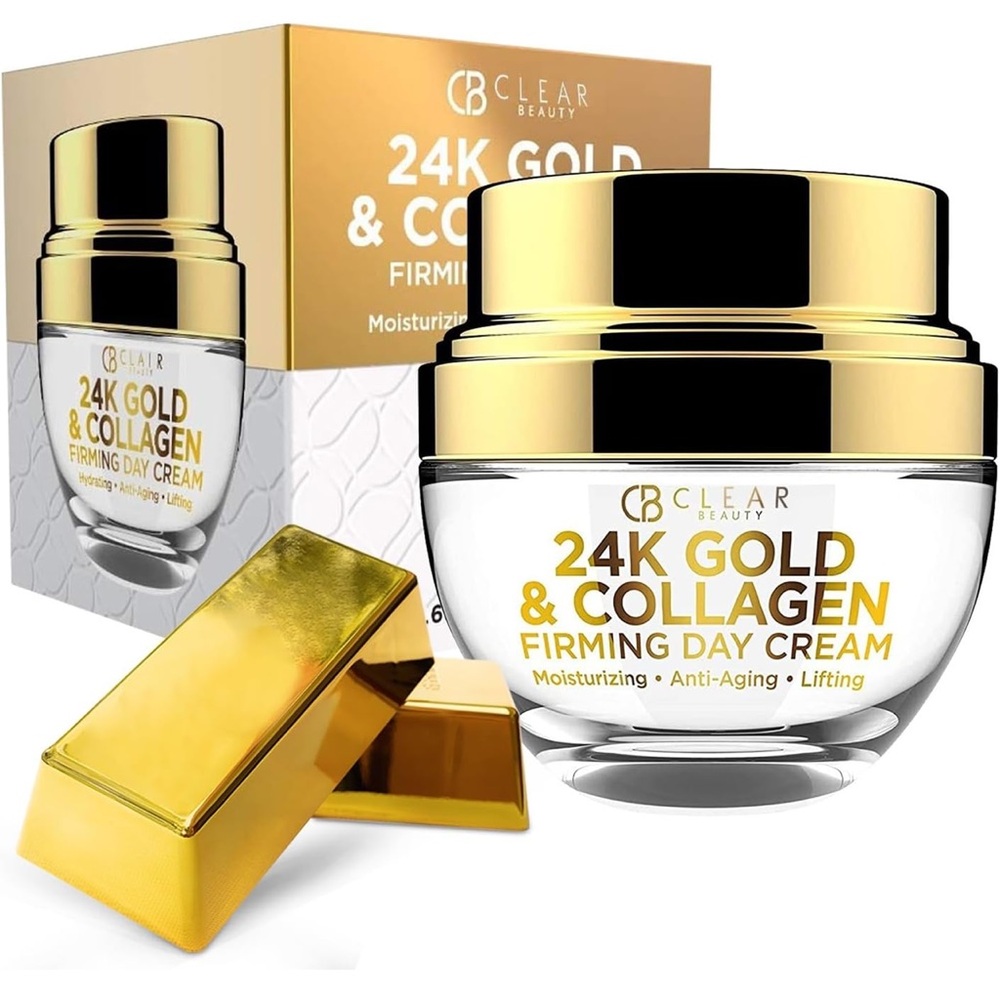 24K Gold & Collagen Firming Day Cream NIB